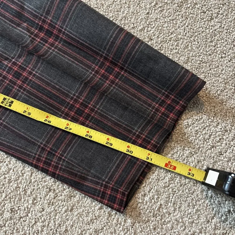 John Cena Own David Alan Holland Sherry Gray Plaid 3 Piece Suit Custom Wool
